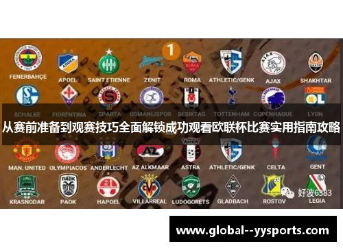 从赛前准备到观赛技巧全面解锁成功观看欧联杯比赛实用指南攻略 从赛前准备到观赛技巧全面解锁成功观看欧联杯比赛实用指南攻略